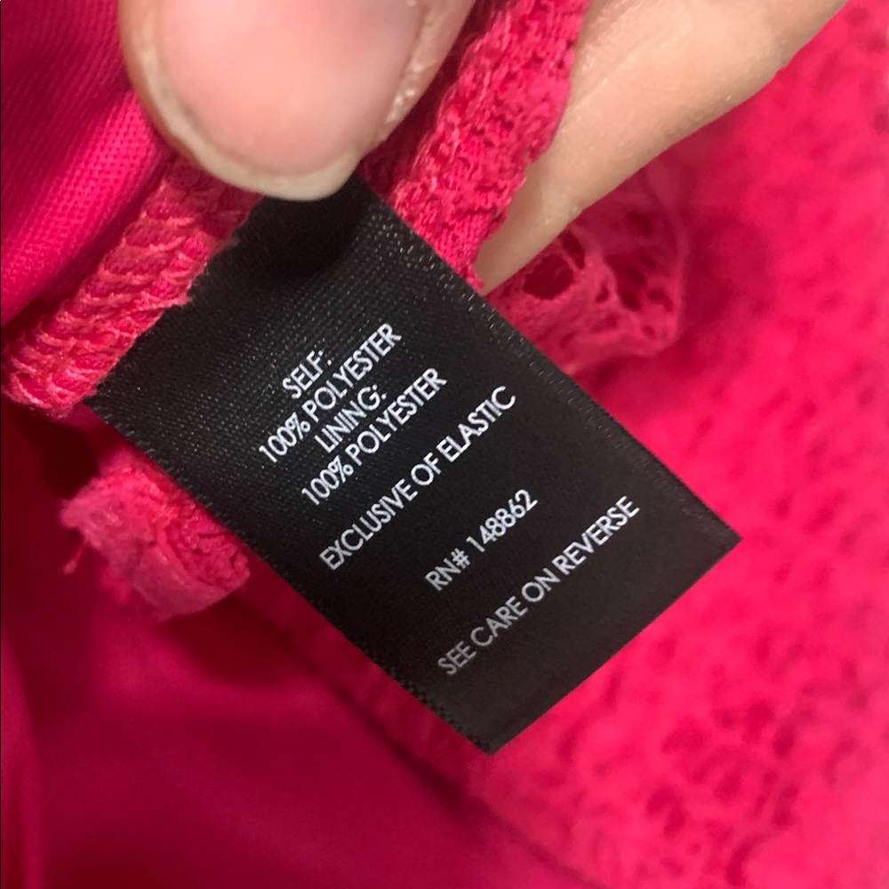 Torrid Pink Lace Corset Top Size 3X - Picture 9 of 10